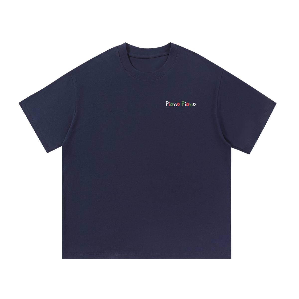 T-shirt brodé Piano Piano.