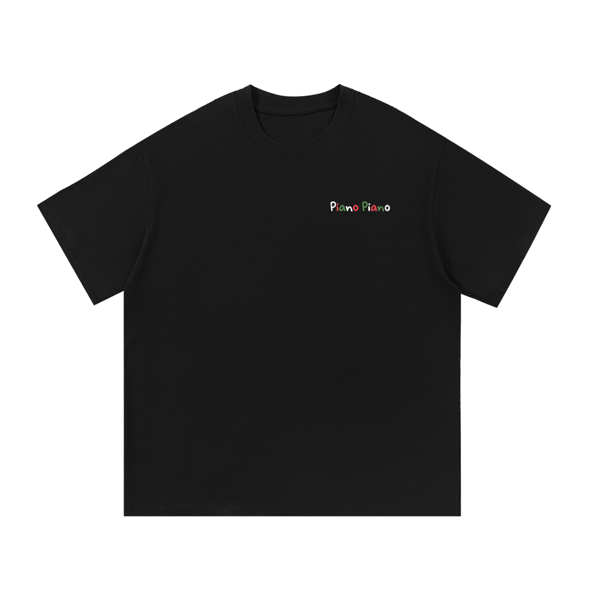 T-shirt brodé Piano Piano.