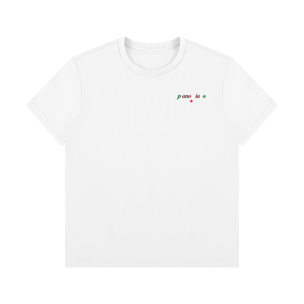 T-shirt à col rond regular fit Piano Piano.