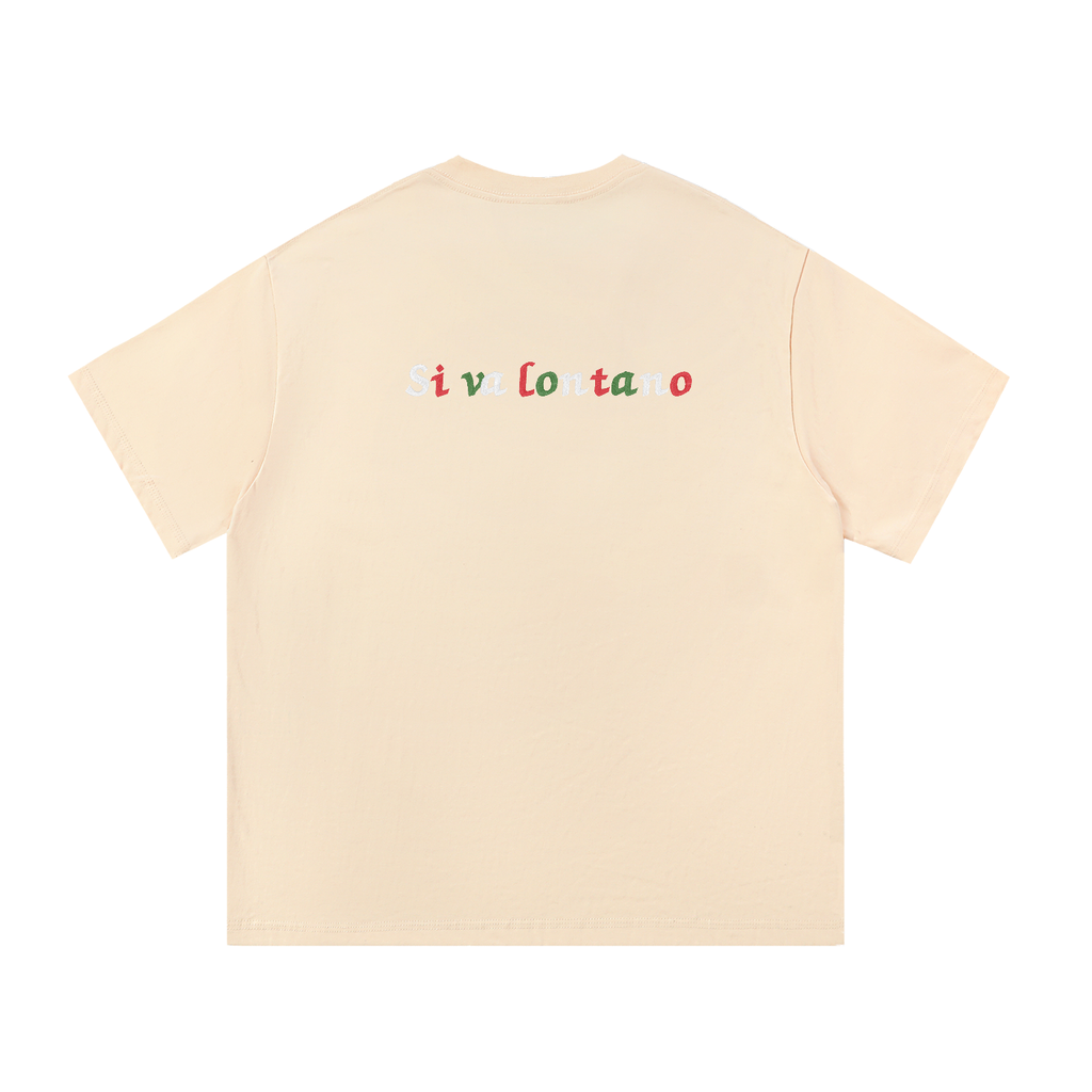T-shirt brodé Piano Piano.