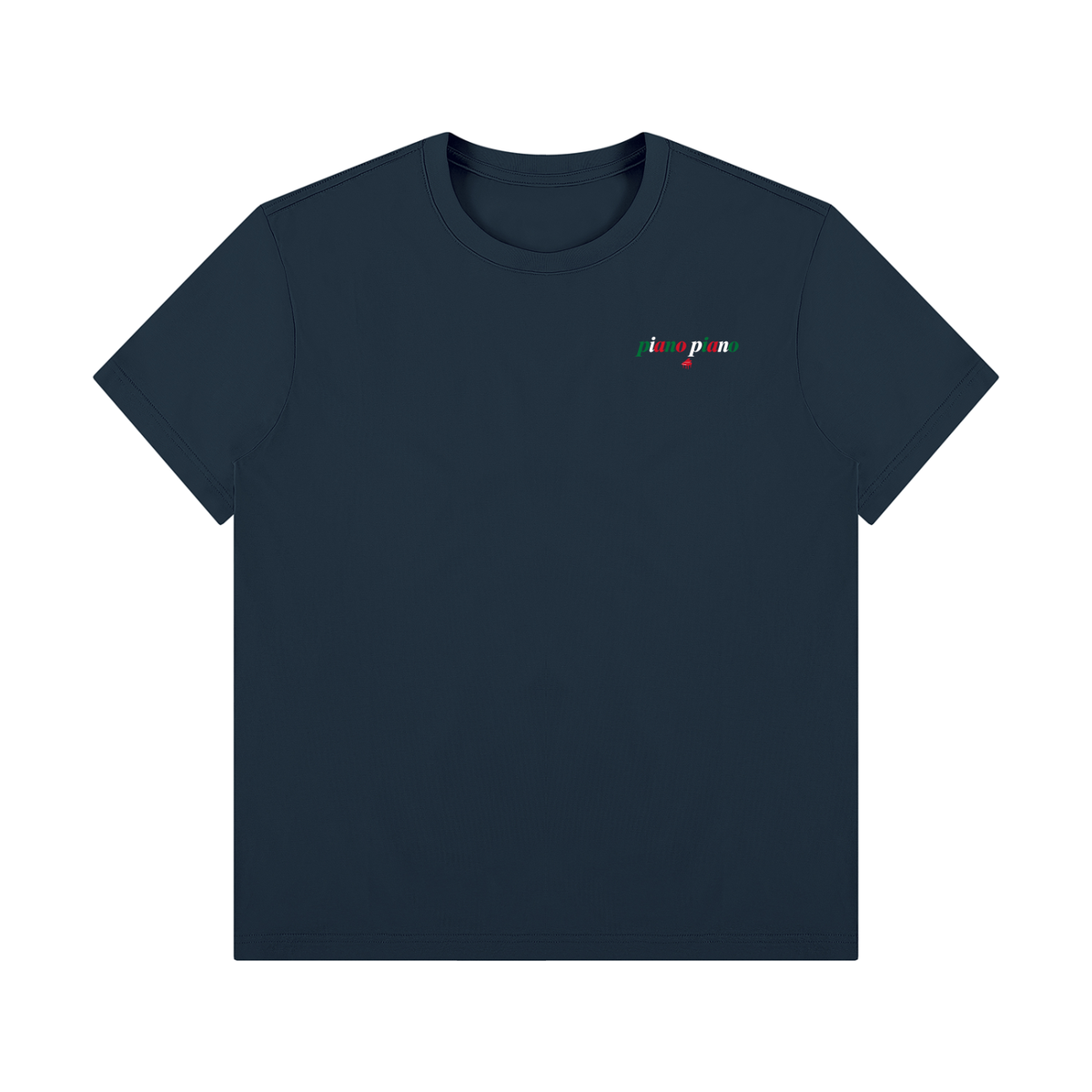 T-shirt à col rond regular fit Piano Piano.